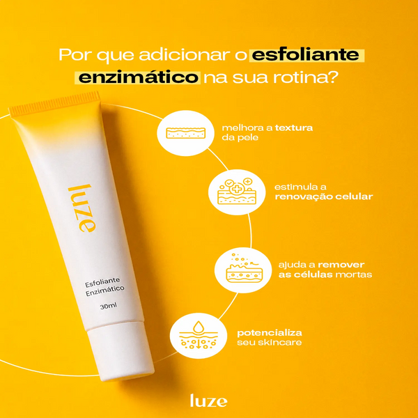 Benefícios do Esfoliante Enzimático luze-skincare